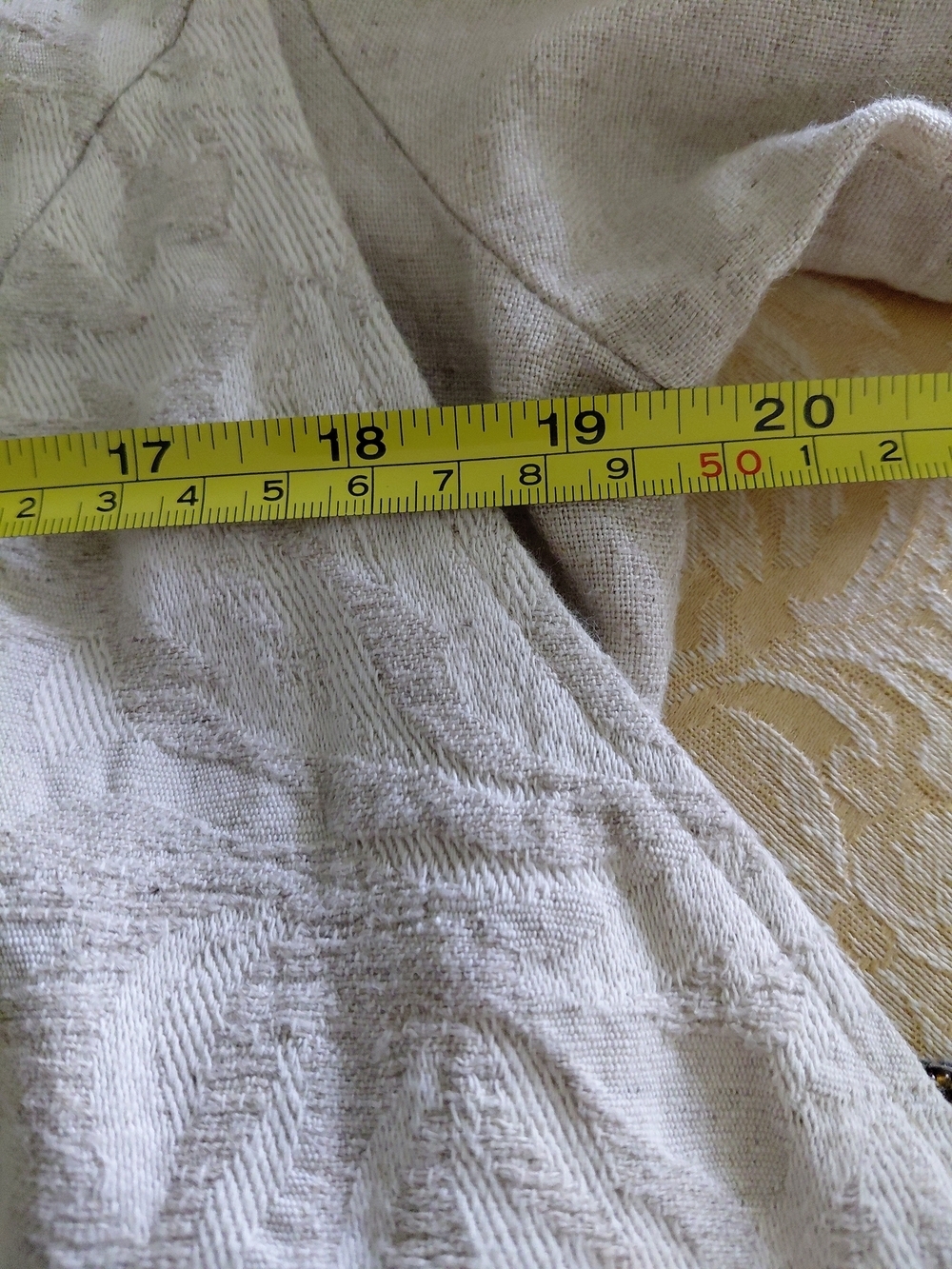 Carol Anderson California Linen Blend Dress Size 6 Textured Button Front Ves - Picture 10 of 10